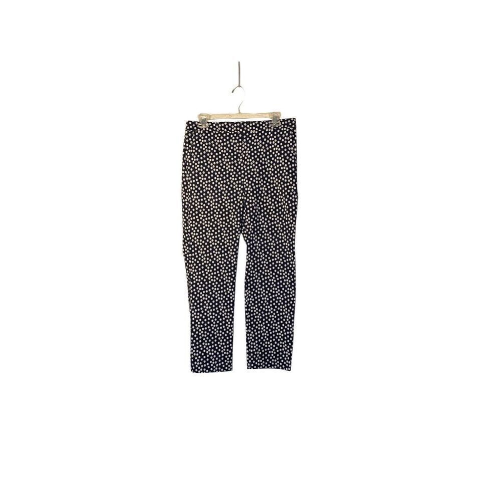 Rachel Zoe Women’s Daisy, Floral, navy blue and white Perron pants, 10